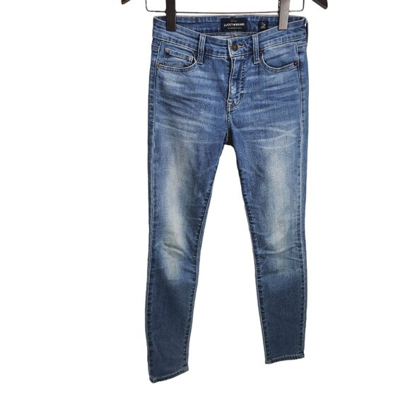 Lucky Brand Jeans Ava Skinny Women's Size 0 Blue Denim - Picture 10 of 10